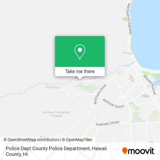 Mapa de Police Dept County Police Department