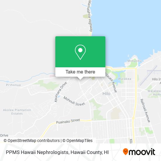 Mapa de PPMS Hawaii Nephrologists
