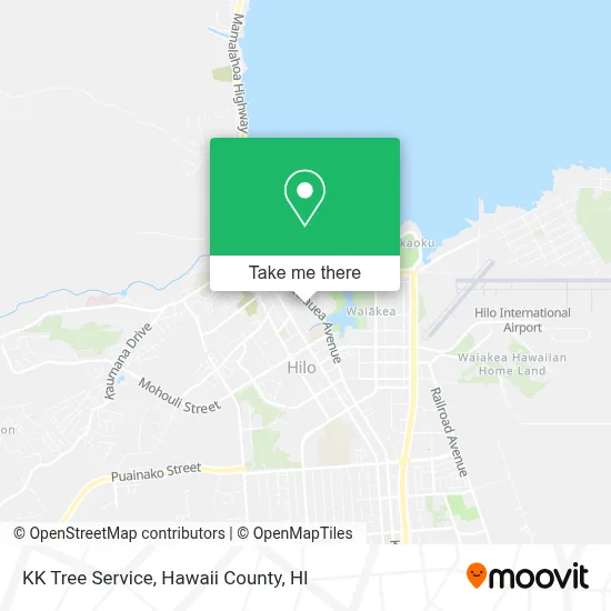KK Tree Service map