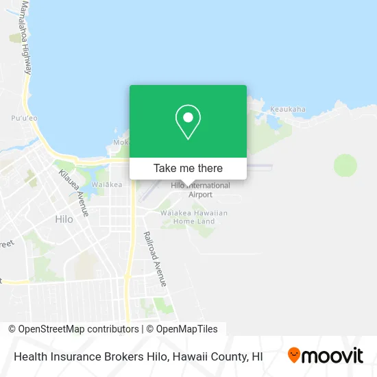 Health Insurance Brokers Hilo map