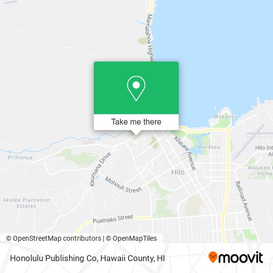 Honolulu Publishing Co map