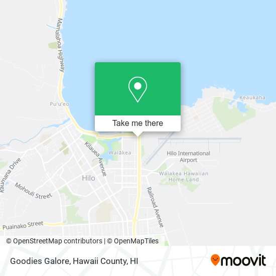 Goodies Galore map