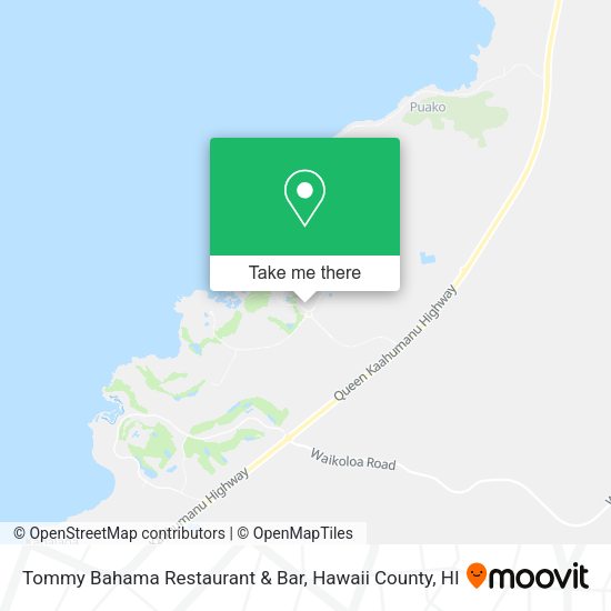 Mapa de Tommy Bahama Restaurant & Bar