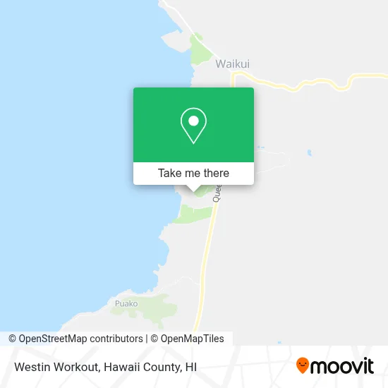 WESTIN Workout map