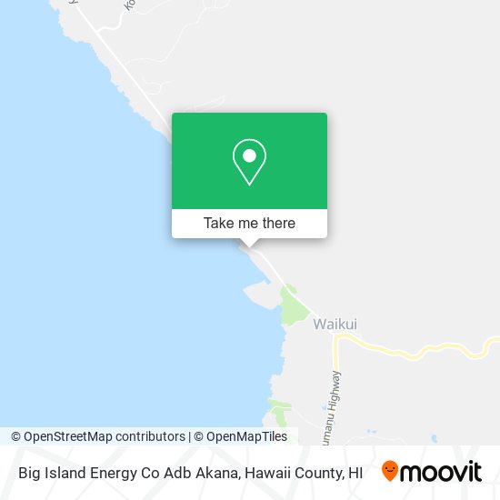Big Island Energy Co Adb Akana map
