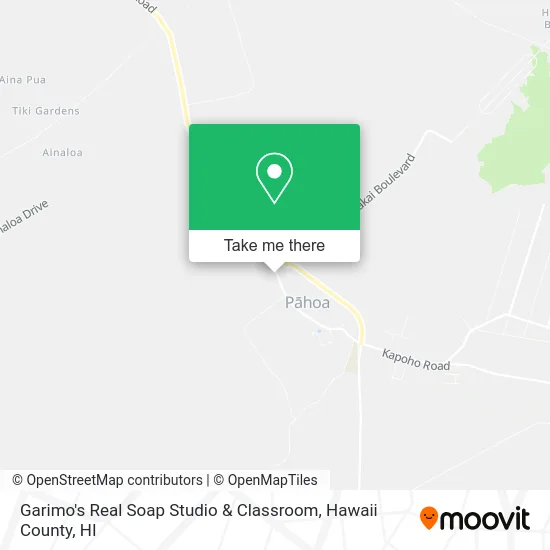 Mapa de Garimo's Real Soap Studio & Classroom