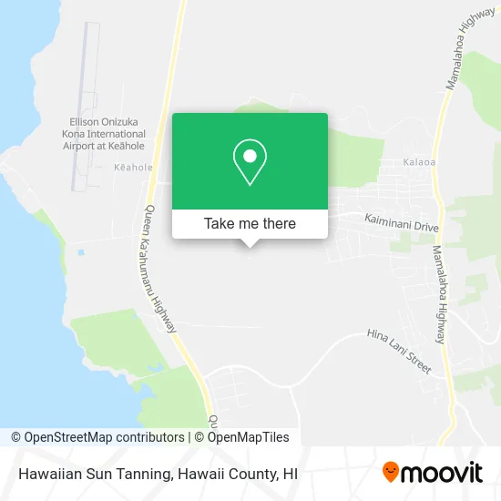 Hawaiian Sun Tanning map