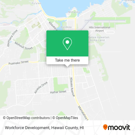 Workforce Development map
