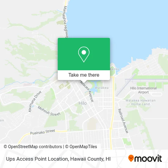 Ups Access Point Location map