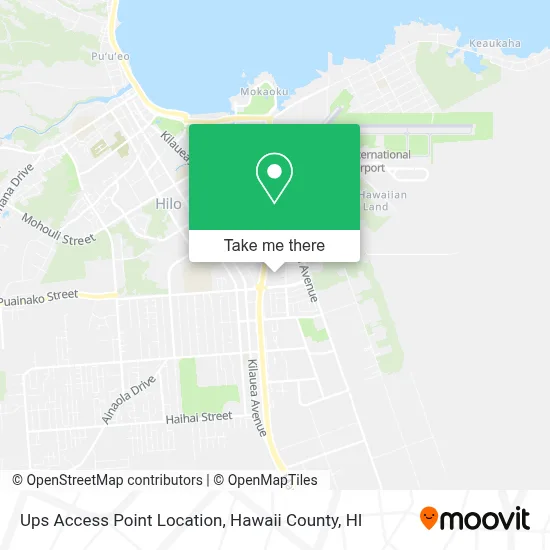 Ups Access Point Location map