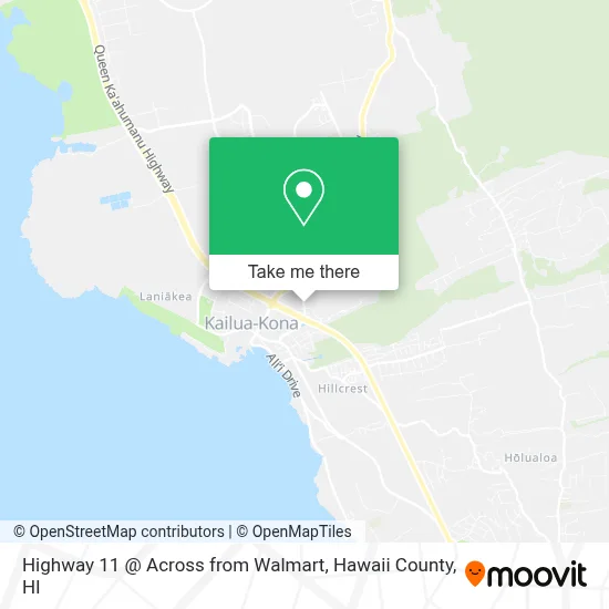 Highway 11 @ Across from Walmart map