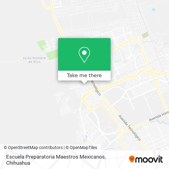 Escuela Preparatoria Maestros Mexicanos map