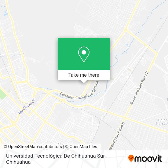 Mapa de Universidad Tecnológica De Chihuahua Sur