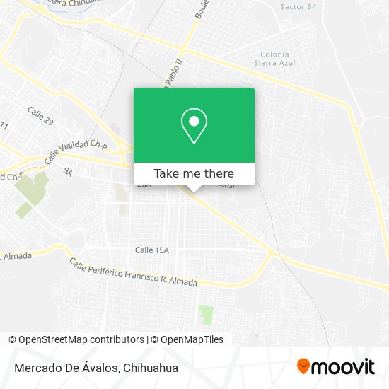 Mapa de Mercado De Ávalos