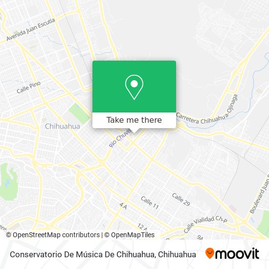Conservatorio De Música De Chihuahua map