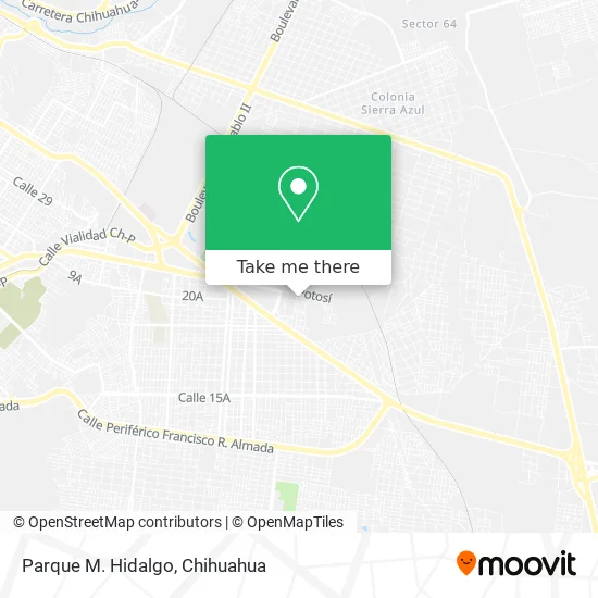 Parque M. Hidalgo map