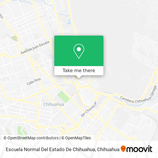 Mapa de Escuela Normal Del Estado De Chihuahua