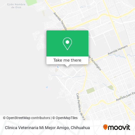 Clinica Veterinaria Mi Mejor Amigo map