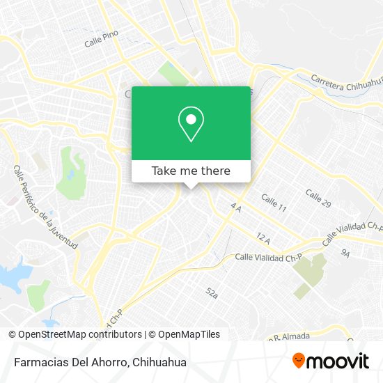 Farmacias Del Ahorro map