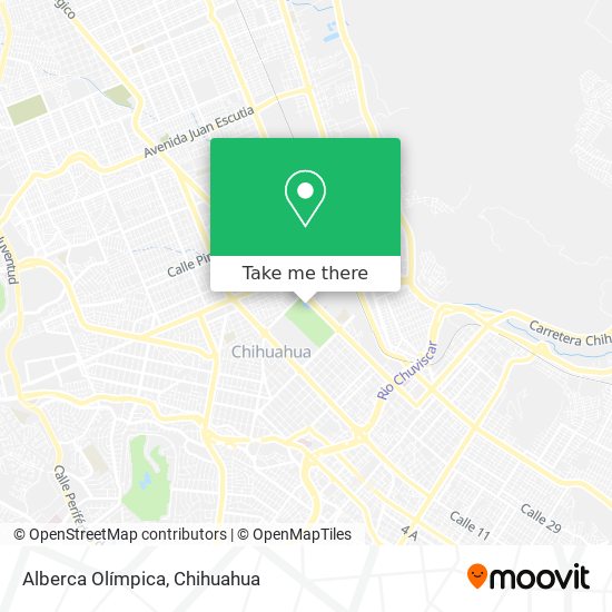 Alberca Olímpica map