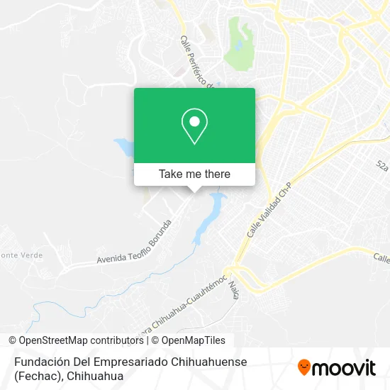 Fundación Del Empresariado Chihuahuense (Fechac) map