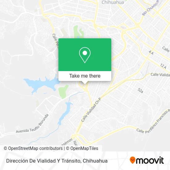 Dirección De Vialidad Y Tránsito map