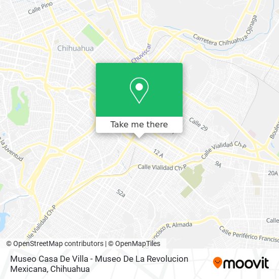 Museo Casa De Villa - Museo De La Revolucion Mexicana map