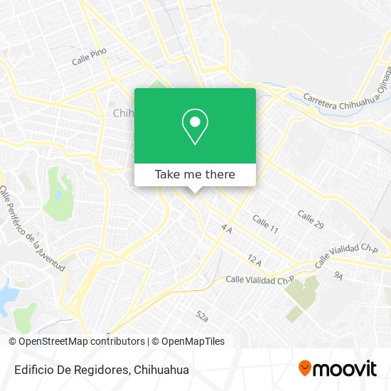 Mapa de Edificio De Regidores