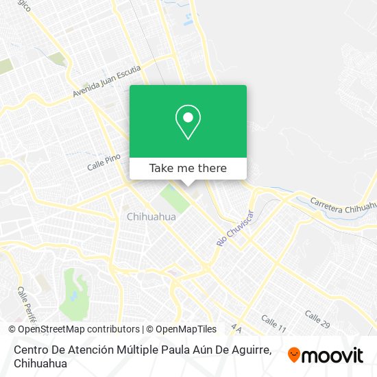 Centro De Atención Múltiple Paula Aún De Aguirre map