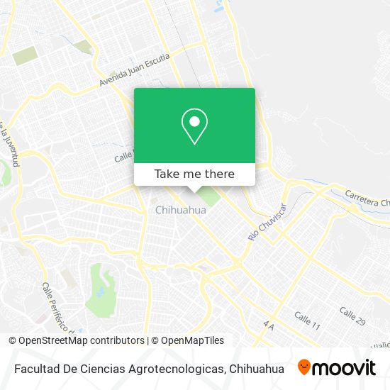 Facultad De Ciencias Agrotecnologicas map