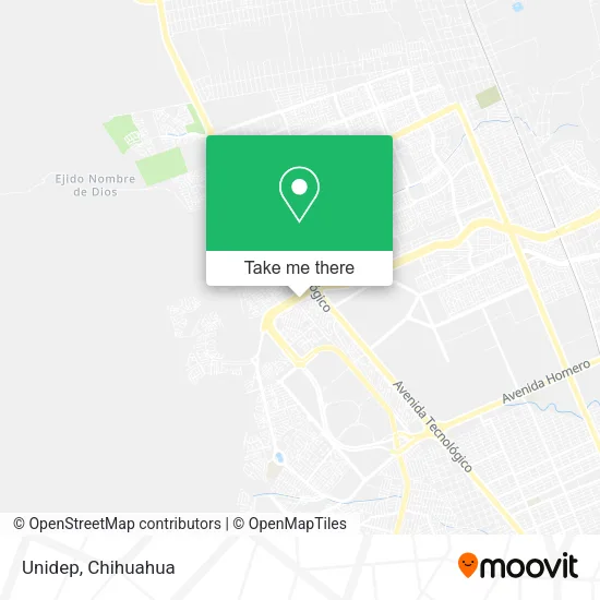 Mapa de Unidep