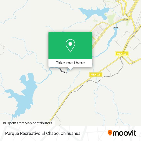 Parque Recreativo El Chapo map