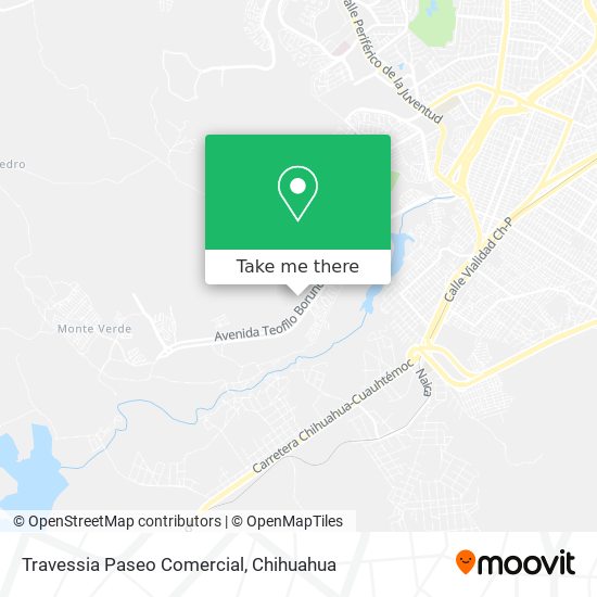 Mapa de Travessia Paseo Comercial