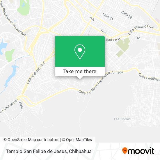 Templo San Felipe de Jesus map