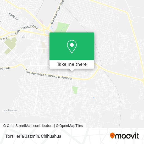 Tortillería Jazmín map