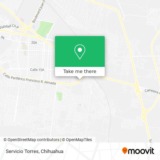 Servicio Torres map