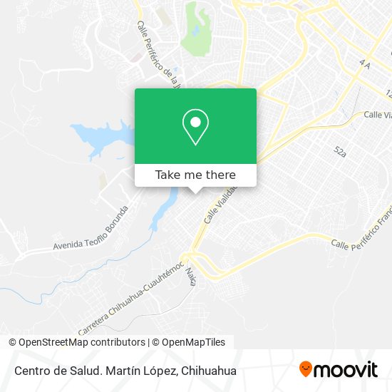 Centro de Salud. Martín López map
