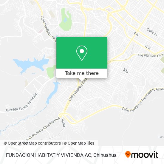 Mapa de FUNDACION HABITAT Y VIVIENDA AC