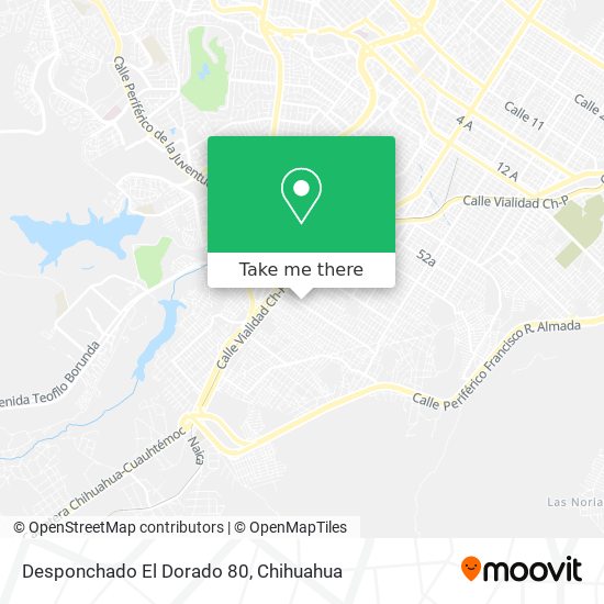 Desponchado El Dorado 80 map