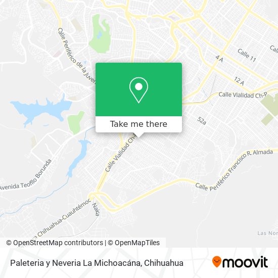 Paleteria y Neveria La Michoacána map