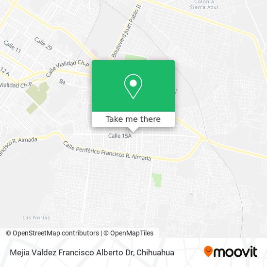 Mejia Valdez Francisco Alberto Dr map