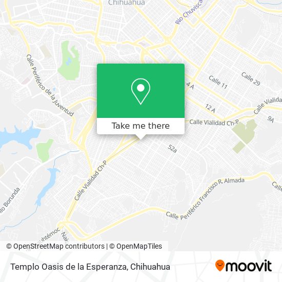 Templo Oasis de la Esperanza map