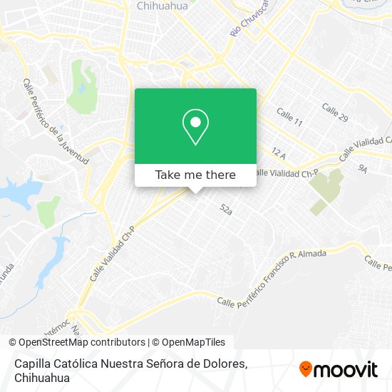 Mapa de Capilla Católica Nuestra Señora de Dolores