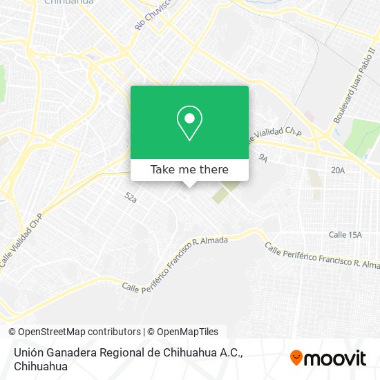 Unión Ganadera Regional de Chihuahua A.C. map