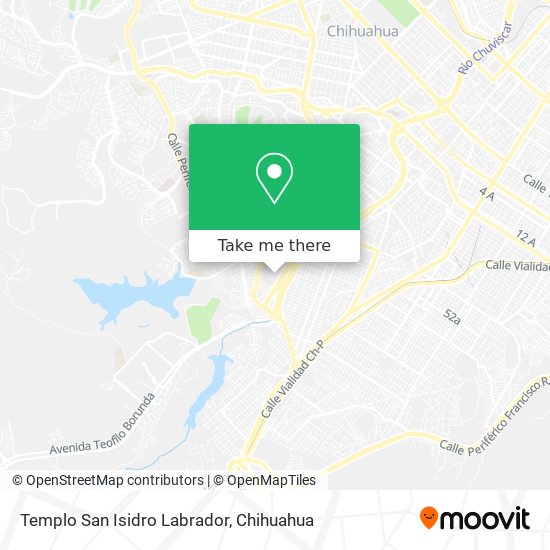 Templo San Isidro Labrador map