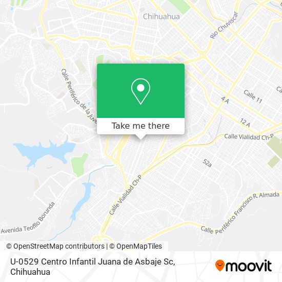 Mapa de U-0529 Centro Infantil Juana de Asbaje Sc