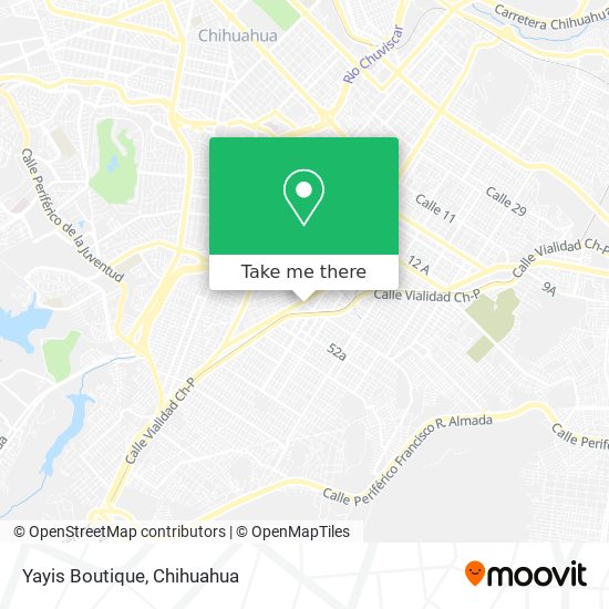 Mapa de Yayis Boutique