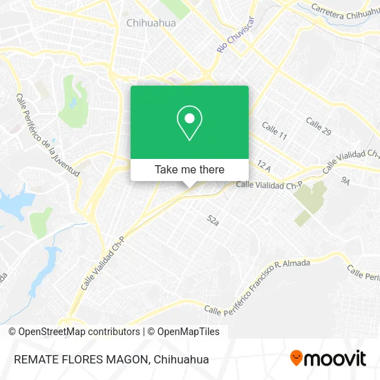 REMATE FLORES MAGON map