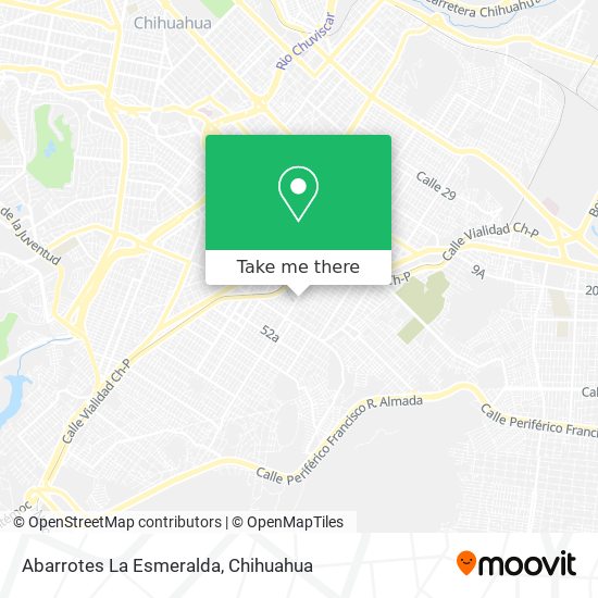 Abarrotes La Esmeralda map