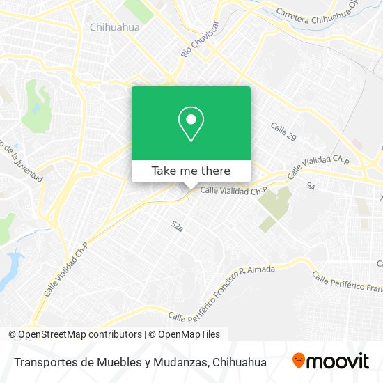 Transportes de Muebles y Mudanzas map
